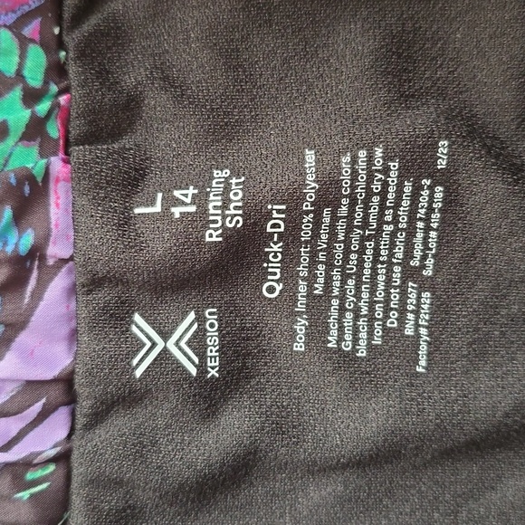 XERSION BRAND GIRLS SHORTS BUNDLE OF TWO PAIRS SIZE LARGE 14 - Picture 4 of 16